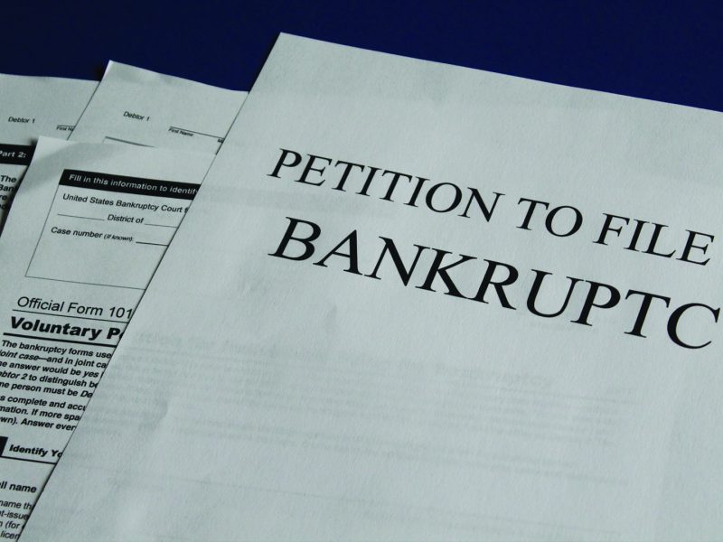 Four documents of a Petition claim to file for bankruptcy